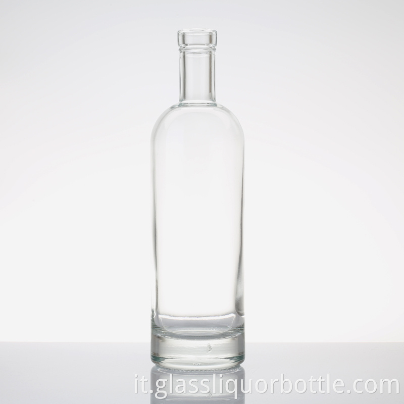 Beauty female glass bottle